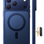 TORRAS Guardian-Mag iPhone 17 Pro Hülle – MagSafe kompatibel, Militärschutz, Matt Blau