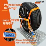 4x Spanngurte 35 mm | 1000 daN Zurrkraft – TÜV/GS zertifiziert für sichere Ladungssicherung – Bild 3
