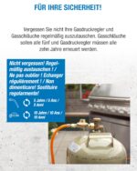 CFH Capri ZK 421 Zweiflammkocher – 3,8 kW Camping Gaskocher mit Druckregler & Schlauch – Bild 5