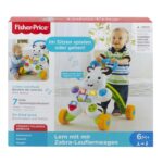 Fisher-Price Lern mit mir Zebra Lauflernwagen – Musikalisches Lernspielzeug ab 6 Monaten – Bild 7