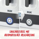 NUK Vario Express Flaschensterilisator – Dampfsterilisation für bis zu 6 Babyflaschen in 6 Minuten – Bild 5
