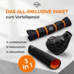 E-Bike Transportschutz Set 3-teilig – Motor, Akku & Lenker Schutzhüllen von Wheeloo – Bild 9