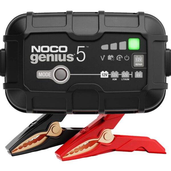 NOCO GENIUS5 5A Batterieladegerät – Intelligentes Lade- & Erhaltungssystem für 6V/12V Batterien