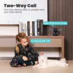 litokam 2K Überwachungskamera 360° Pan/Tilt – Babyphone & Hundekamera mit Bewegungserkennung & Nachtsicht – Bild 5