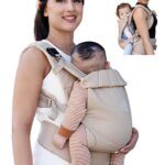 GROWNSY Babytrage mit Ein-Klick-Schnalle – Ergonomisch für Neugeborene bis Kleinkind (3-20kg)