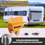 Btanadi Wohnwagen Deichselschloss für ALKO AK130/160/AKS – Diebstahlsicherung aus Stahl – Bild 4