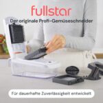 Fullstar PRO 4-in-1 Gemüseschneider – Multifunktionales Küchenwerkzeug mit Spiralschneider & Würfelfunktion – Bild 3