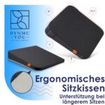 Sitzkeilkissen Auto von DYNMC you – Ergonomische Rückenstütze für aufrechte Sitzhaltung – Bild 7