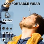 Rulefiss BX27 Bluetooth Kopfhörer Sport – 75h Akku, ENC Noise Cancelling & IP-X8 wasserdicht – Bild 6