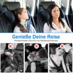 Bibykivn Autokopfstütze mit Memory Foam & 360° Rotation – Nackenstütze für Kinder & Erwachsene – Bild 2