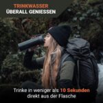 BACHGOLD® Profi Outdoor Wasserfilter Flasche 500ml – Sauberes Trinkwasser für Abenteuer & Krisensituationen – Bild 4