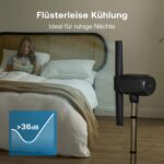 DIMPLEX FlexBlade Standventilator – Flügellos, 36 dB, 2×180° Luftauslässe, Neo-Gold – Bild 5