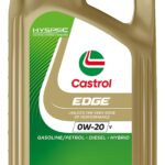 Castrol EDGE 0W-20 V Motoröl 5L – Fluid-TITANIUM Motorschutz für Volvo