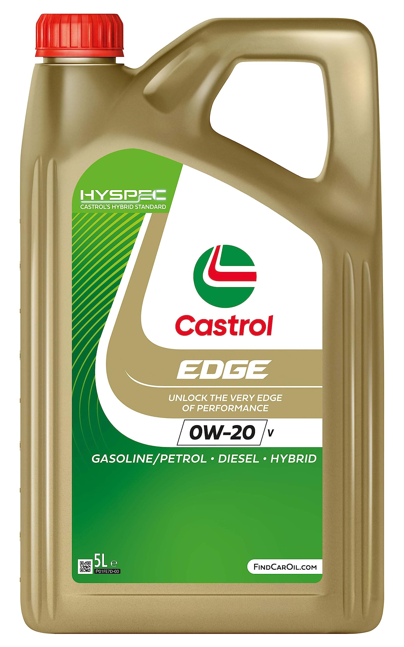 81Uur63pxL._SY2560_.jpg Castrol EDGE 0W-20 V Motoröl 5L – Fluid-TITANIUM Motorschutz für Volvo – Bild 1