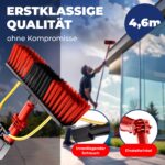 BoomDing Teleskop Waschbürste 4,6 m mit Wasseranschluss – PV & Wintergarten Reinigung – Bild 3