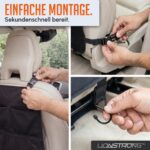 LIONSTRONG Auto Organizer Rücksitz schwarz – Wasserdichter Sitzschutz für alle Fahrzeuge – Bild 9