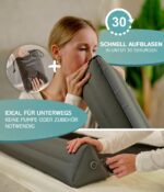 RAWVEL Aufblasbarer Rausfallschutz 180 cm – Sicherer Bettschutz für Zuhause & Reisen – Bild 3