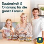 uandu Glasbehaelter-Set 20-teilig mit Borosilikatglas – Meal Prep Boxen luftdicht – Bild 7
