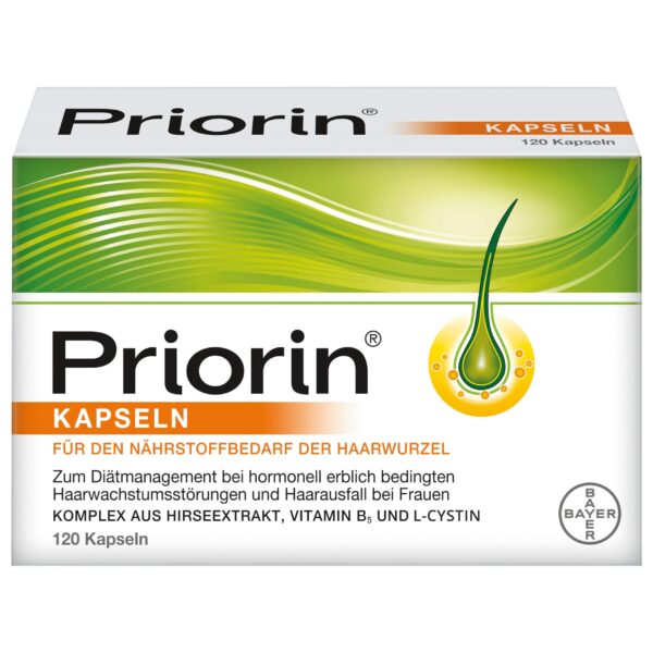 Priorin Kapseln 120 Stück – Haarwuchs-Kur für Frauen mit Hirseextrakt & Cystin