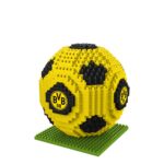 FOCO Borussia Dortmund 3D-Fussball BRXLZ-Bausatz – 687 Teile Konstruktionsspielzeug für Fans ab 12 Jahren