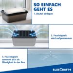 Bluecraft 10x 1kg Luftentfeuchter Nachfüllpack – Calciumchlorid Prills ohne Strom – Bild 8