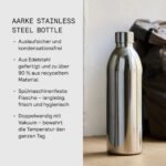 aarke To-Go Bottle 1L Edelstahl Trinkflasche – Vakuumisoliert für 24h Temperaturschutz – Bild 5