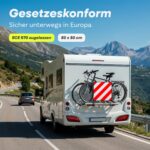 Prowiste Warntafel Fahrradträger – ECE R70 geprüft für Italien, Spanien & Portugal – Bild 2