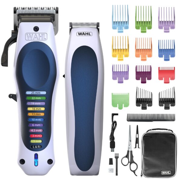 Wahl Color Pro Lithium Combi Kit – Professionelles Haarschneideset mit Trimmer & Zubehör