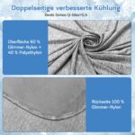 SIVQIKE Kühldecke 150x200 cm – Arc-Chill Technologie für erholsamen Schlaf – Bild 7