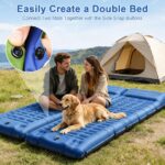 JATEKA Aufblasbare Isomatte 12 cm – Ultraleichte Camping Luftmatratze mit Fußpumpe – Bild 6