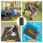 Satisure Camping Isomatte 2 Personen – Wasserdicht & Aufblasbar mit Fusspress-Pumpe – Bild 7