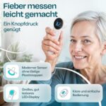 HIMMELSHAUCH MEDICAL 3-in-1 Infrarot-Fieberthermometer – Ohr & Stirn für Babys & Erwachsene – Bild 3