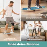 Surfin Balance Board Set mit App – Holz Wobble Board für Kinder & Erwachsene – Bild 2