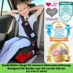 BubbleBum Teleport Reise-Kindersitzerhöhung i-Size R129 – Faltbar & Tragbar für Kinder 5-12 Jahre – Bild 3