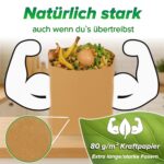 Biomüllbeutel 20L (50 Stück) – Plastikfrei & Kompostierbar aus Recycling-Kraftpapier – Bild 4