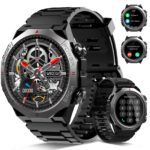Qecnato Smartwatch mit Telefonfunktion – 1,39" HD Touchscreen, IP68 Wasserdicht, 110+ Sportmodi