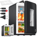 KESSER 15 Liter Mini-Kühlschrank mit Heiz- & Kühlfunktion – tragbar für Auto & Büro