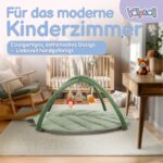 Valy & Oli Spielbogen Baby XXL – Höhenverstellbar mit 5 Sensorischen Spielzeugen – Bild 5