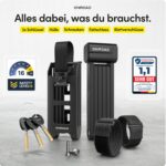 ONROAD Onlock Pro Faltschloss 85 cm – Diebstahlsicheres Fahrradschloss für E-Bikes – Bild 8
