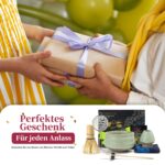 TEANAGOO Matcha Set 7-teilig – Authentische Tee-Zeremonie mit Bambusbesen & Keramikschale – Bild 9