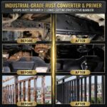 1L Meuvcol Rostumwandler & Metall-Grundierung Schwarz – 2-in-1 Rostschutz für Auto & Industrie – Bild 3