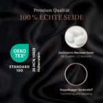 SCHOELA Maulbeerseide Schlafhaube – Echte Seidenhaube für Haar & Locken – Bild 2