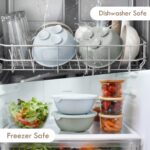 Moonkie Baby-Schalen Edelstahl 4er-Pack mit Silikondeckel & Saugbasis – BPA-frei ab 4 Monaten – Bild 8