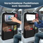 Oneyus Autositz Organizer 2er Set mit Klapptisch – Rückenlehnenschutz wasserdicht für Kinder – Bild 6