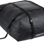 Amazon Basics Dachbox 425L wasserdicht – Faltbare Dachgepäckträger Tasche mit 8 Spanngurten