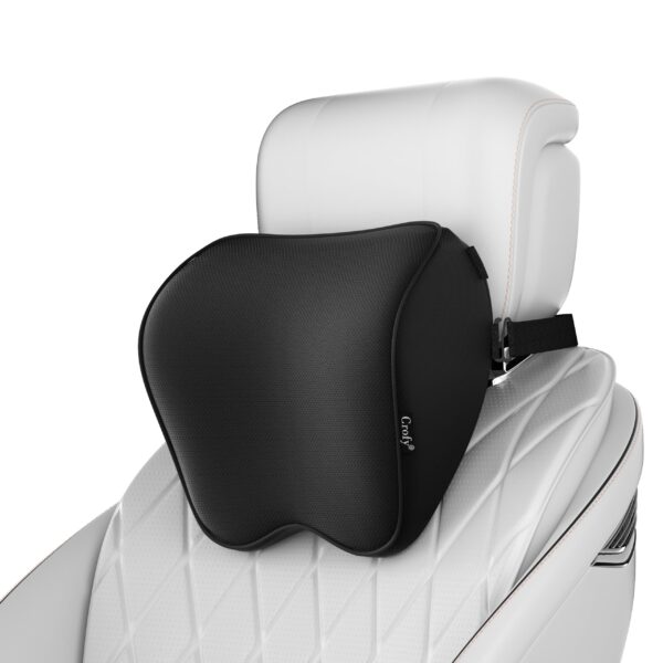 Crofy 2er-Set Autonackenkissen mit Memory-Schaum – Ergonomische Nackenstütze für sichere Autofahrten
