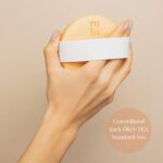ruhi® Körperbürste Ø 10 cm – Trockenbürste aus Wildschweinborsten für Lymphdrainage & Cellulite – Bild 2