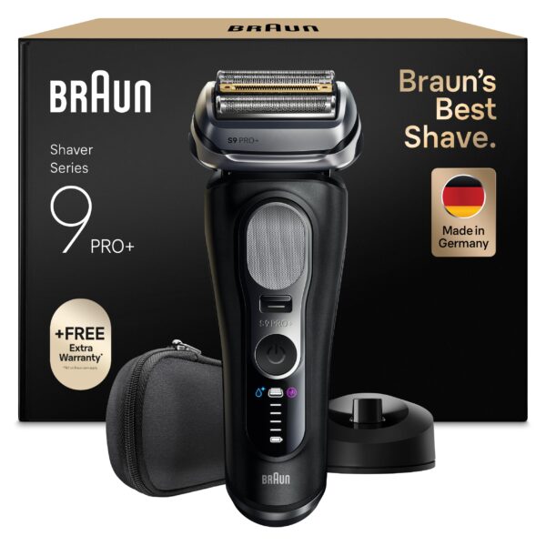 Braun Series 9 PRO+ Elektrorasierer – Premium Nassrasierer mit SensoAdapt Technologie