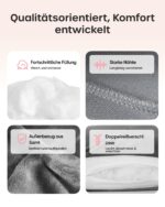 Nuliie Schwangerschaftskissen U-Form mit waschbarem Bezug – Ergonomisches Komfortkissen für Schwangere – Bild 6