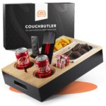 NewHabitat Couchbar Snackbox aus Bambus – Personalisierbar mit Gravur & Geschenkbox